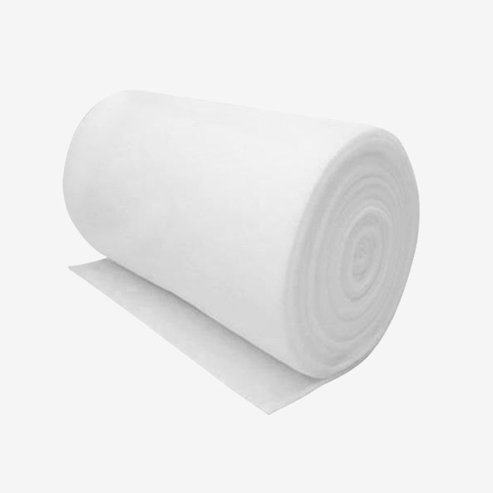 Roll of synthetic air filter media